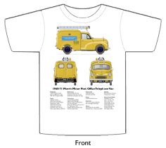 Morris Minor Post Office Telephone Van 1968-71 T-shirt Front